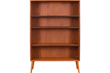 Mid-Century Danish Teak Bookcase, 1960s