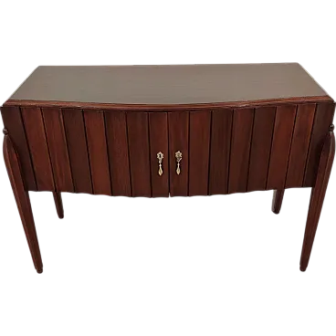 Credenza 2 ante in mogano design di Jacques E. Ruhlman, anni '40