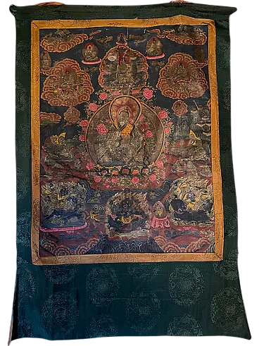 Thangka Cina o Tibet XIX sec