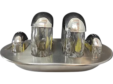 Vintage condiment set by Taddei Sestini, 70s