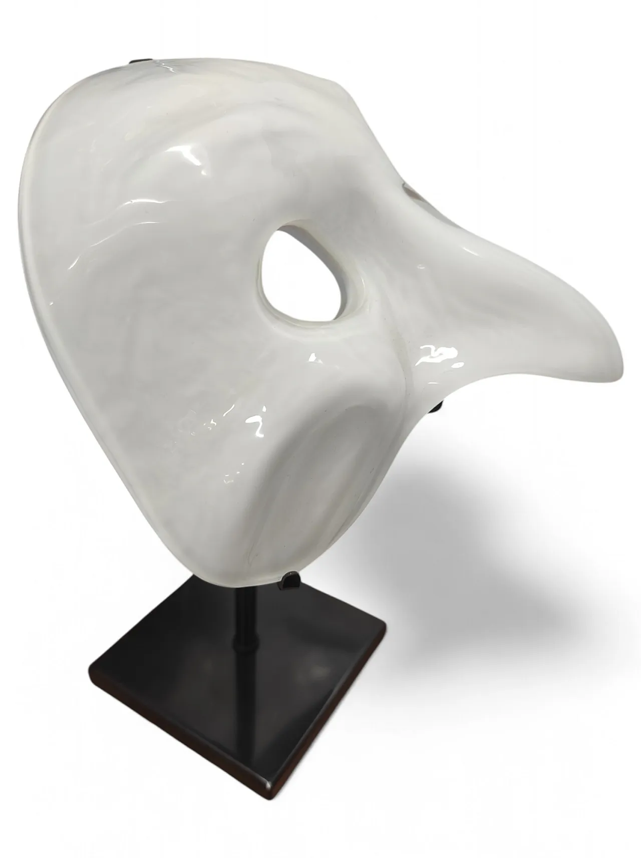 Venini Venetian Murano glass mask, 1970s 7