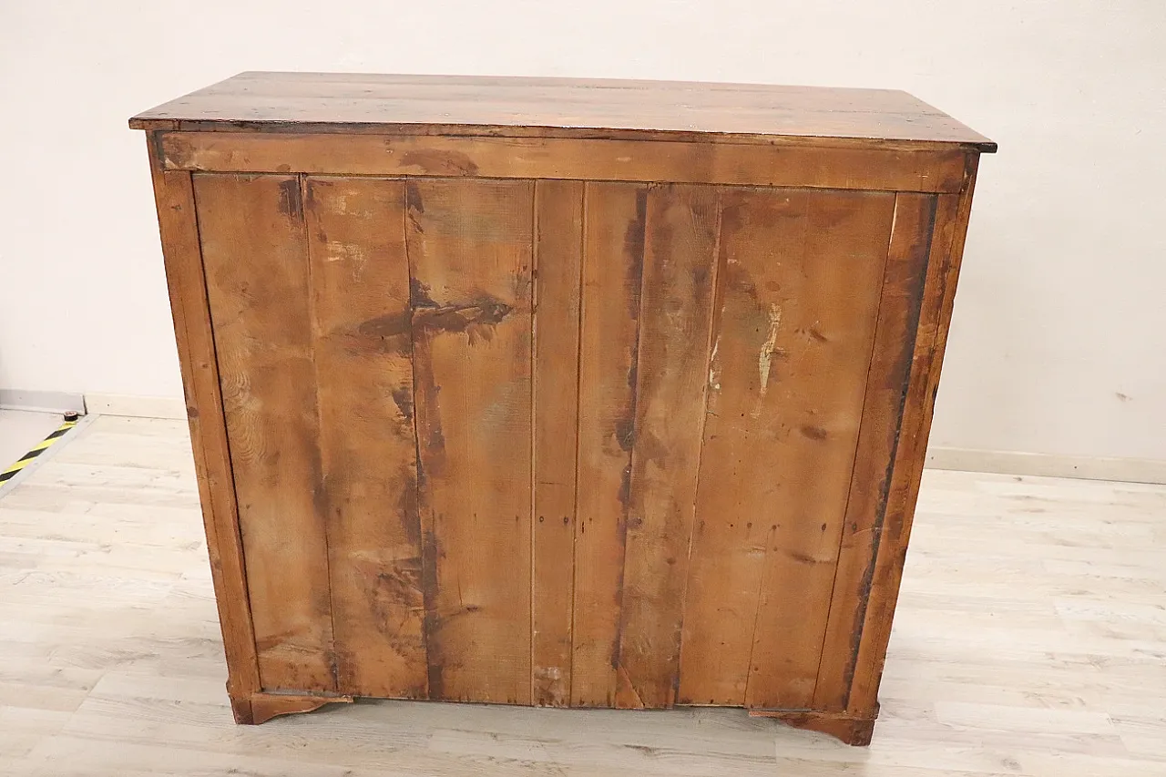 Rustic fir sideboard with 2 doors, 1900s 12