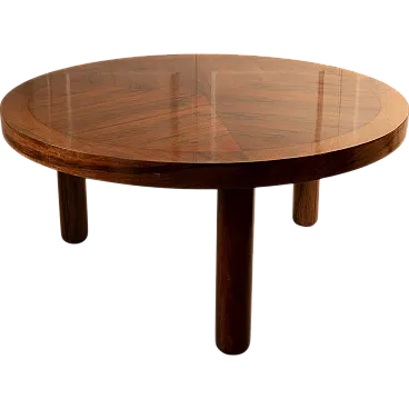 Round wooden table, 1960s