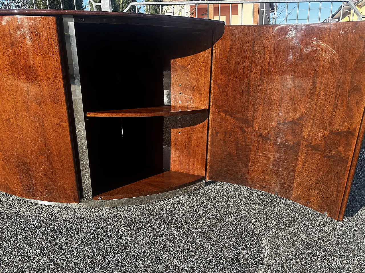 MB7 Curvo sideboard by Luigi Caccia Dominioni for Azucena, 1970s 8