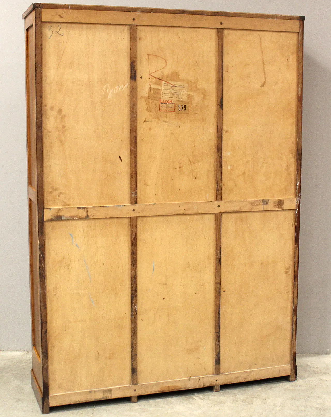 Filing cabinet with oak filing cabinet shutter, early 20th century 8