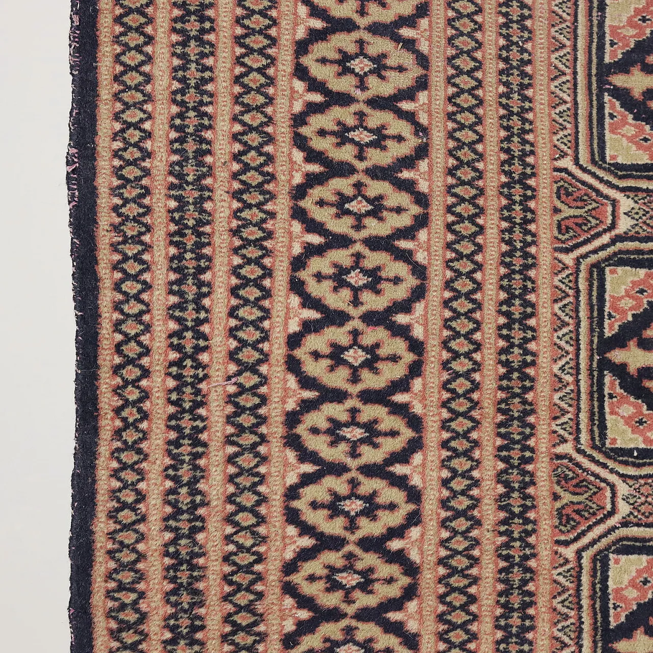 Bukhara cotton and wool rug with fine knot, late 20th century 5