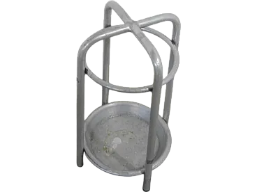 Aluminum umbrella stand 1970