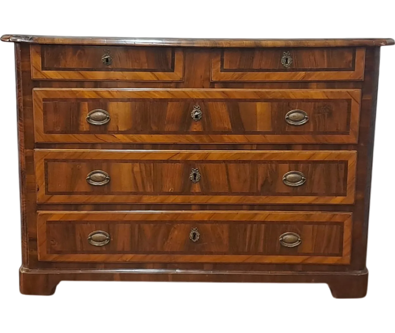 Paneled Chest of drawers made in Veneto Italy, 18th century 14