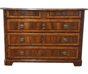 Paneled Chest of drawers made in Veneto Italy, 18th century