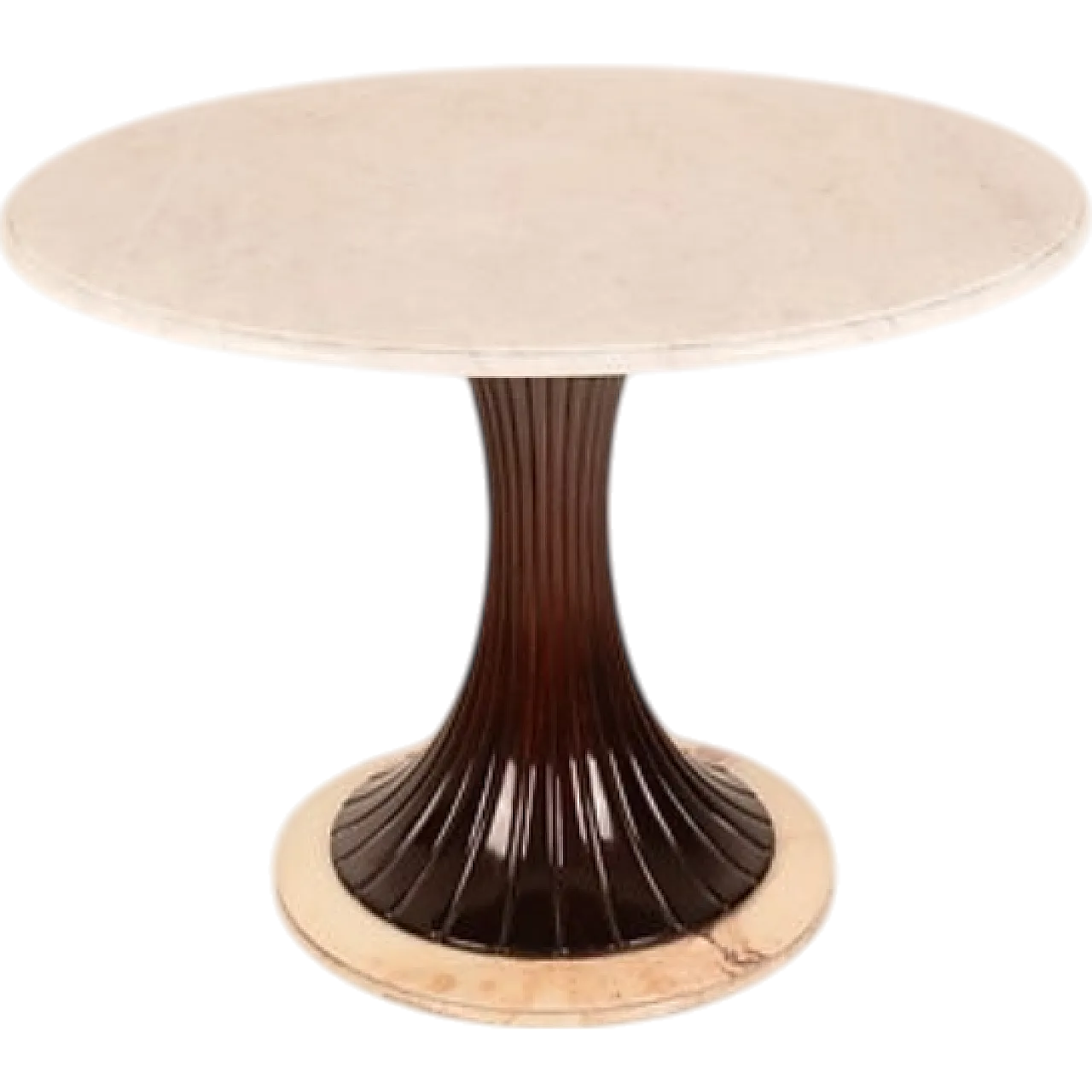 Marble and mahogany table by Osvaldo Borsani, 1940s 16