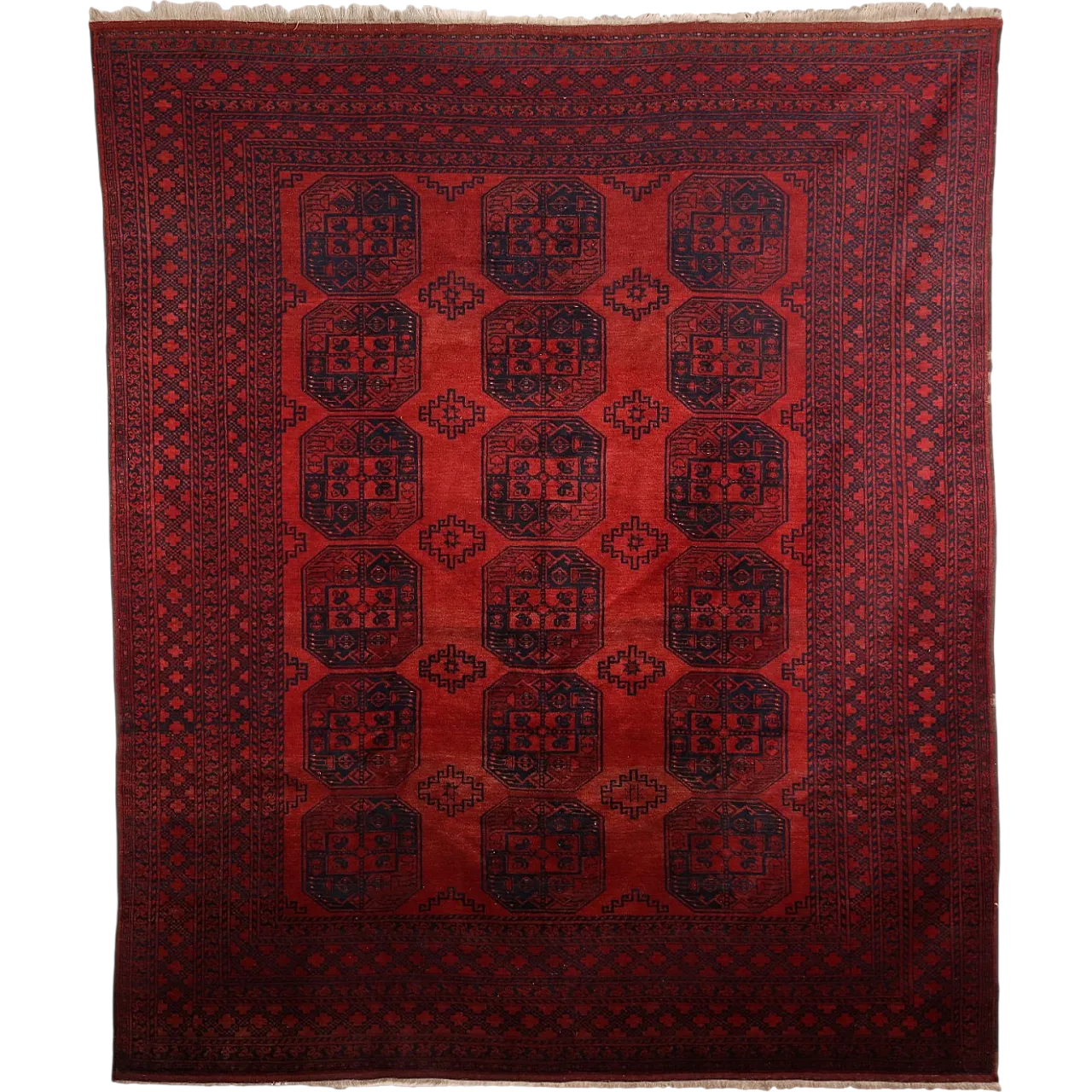 Bukhara wool rug with fine knot, late 20th century 8