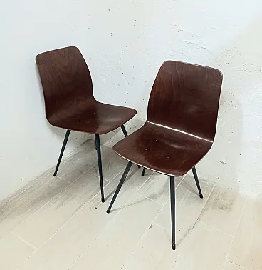 Pair of chairs produced by Pagholz Germany, 1970s