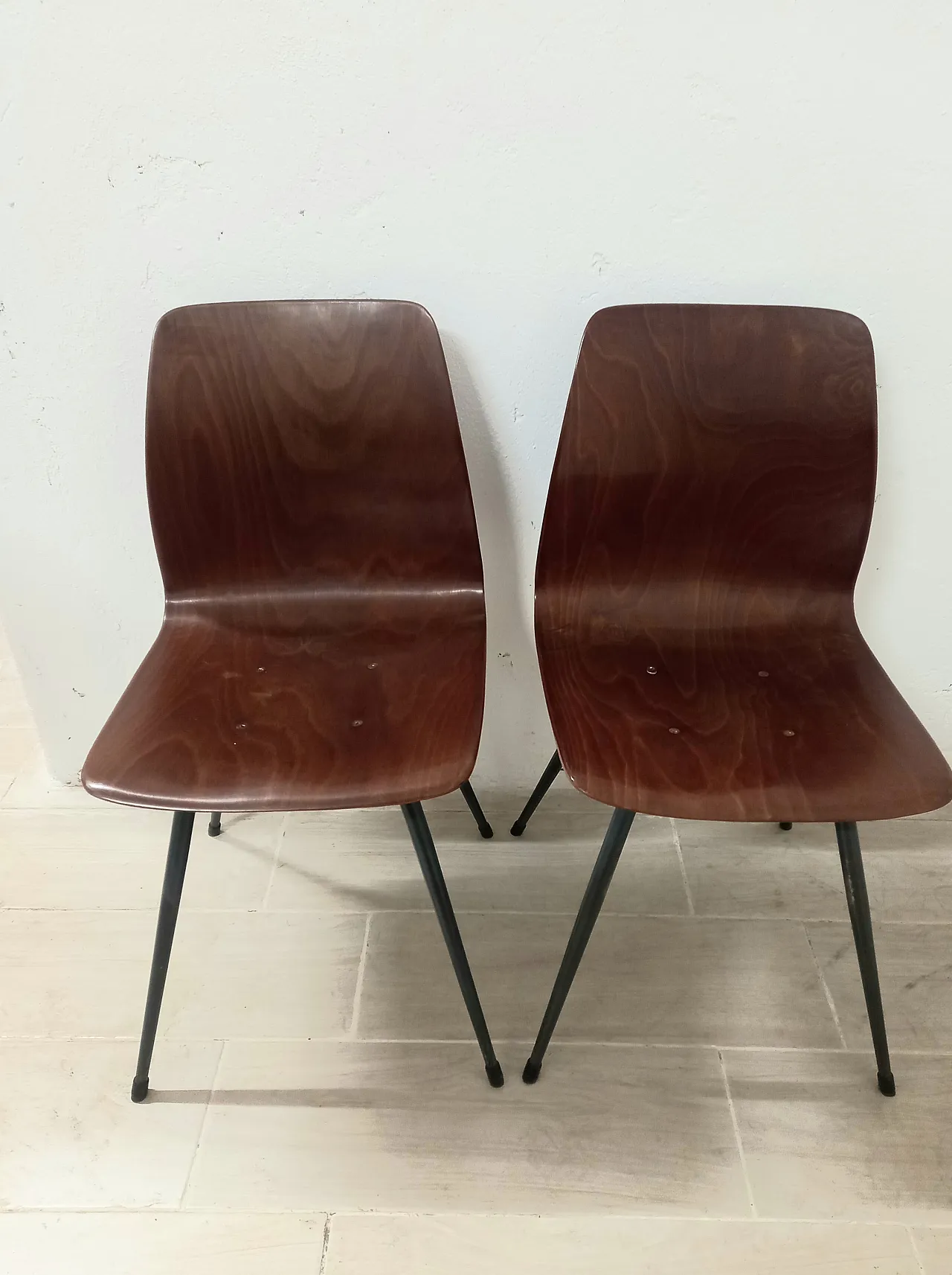 Pair of chairs produced by Pagholz Germany, 1970s 3