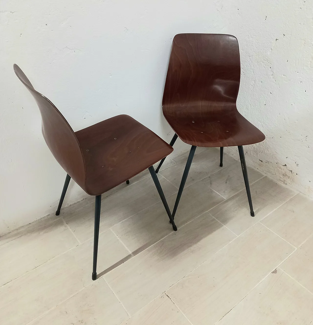 Pair of chairs produced by Pagholz Germany, 1970s 4