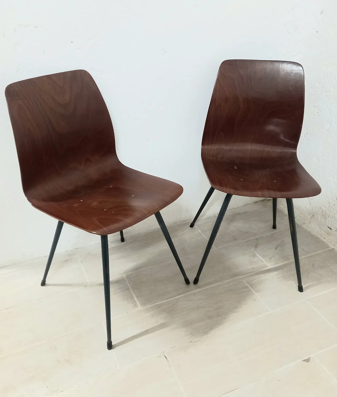 Pair of chairs produced by Pagholz Germany, 1970s 5