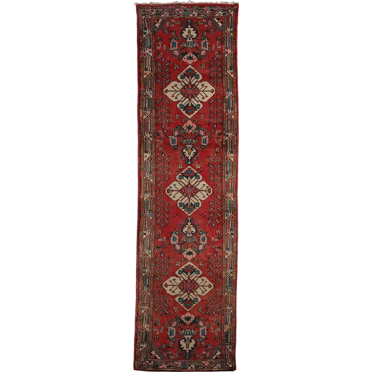 Serabend cotton and wool rug with heavy knot, late 20th century 8