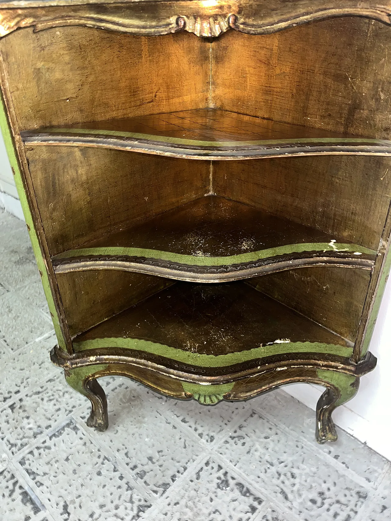 Wooden corner cupboard, 60s 3