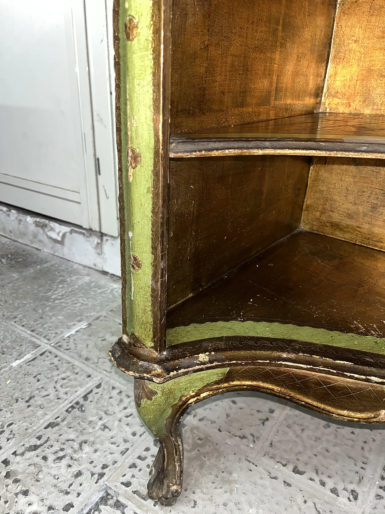 Wooden corner cupboard, 60s 4