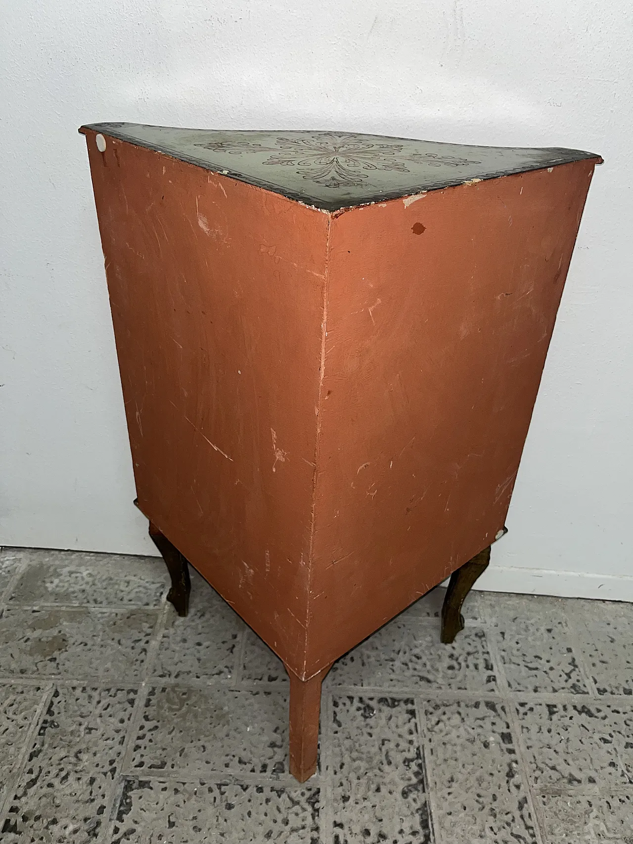 Wooden corner cupboard, 60s 6