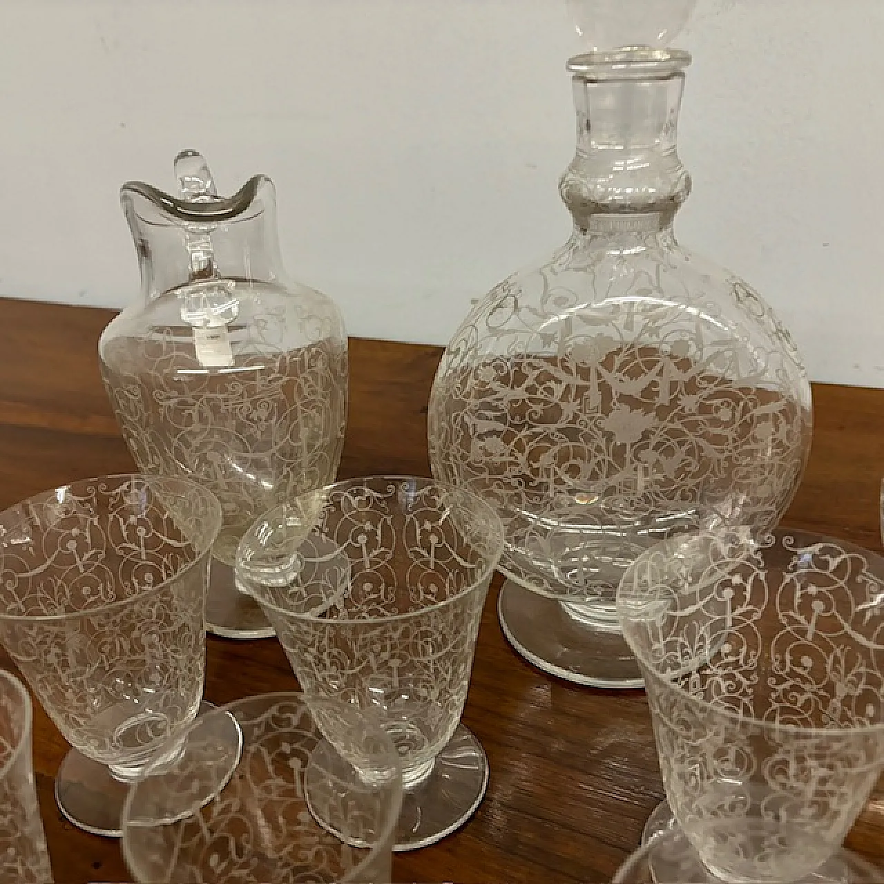 Baccarat crystal service, late 19th century 9