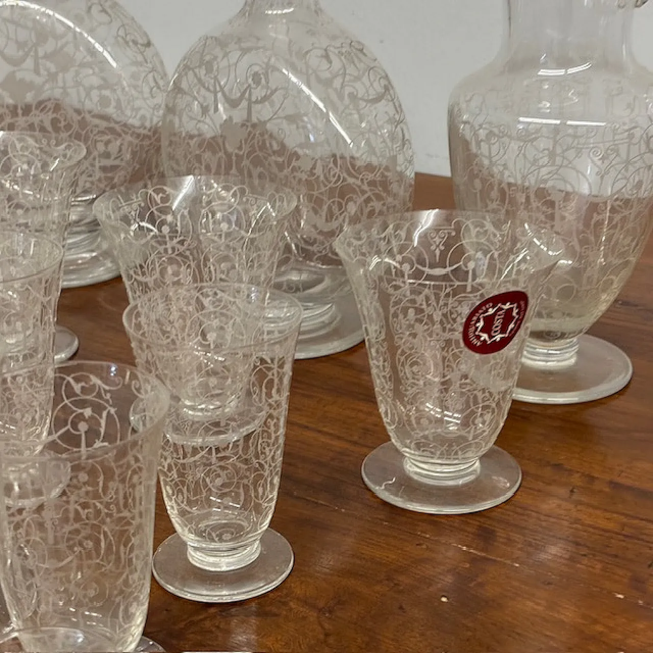 Baccarat crystal service, late 19th century 12