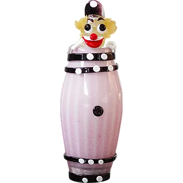 Murano glass clown sculpture, 2000s