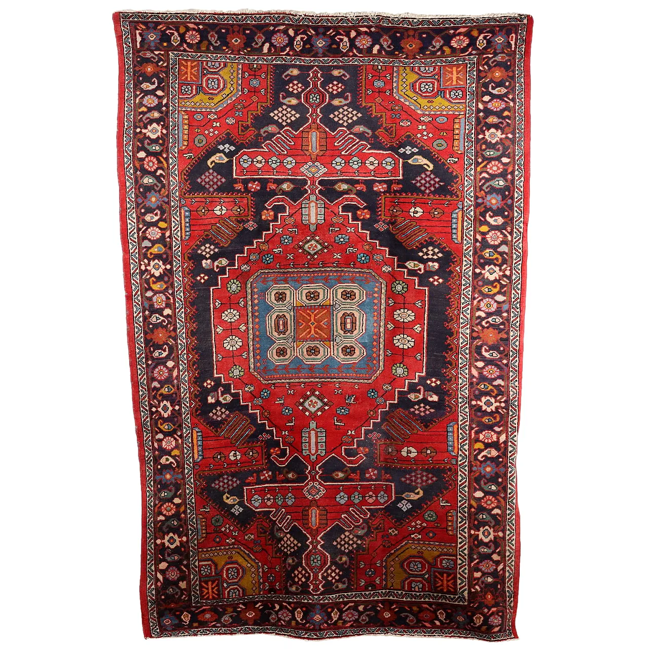 Cotton and wool Mosul carpet with heavy knot, late 20th century 1