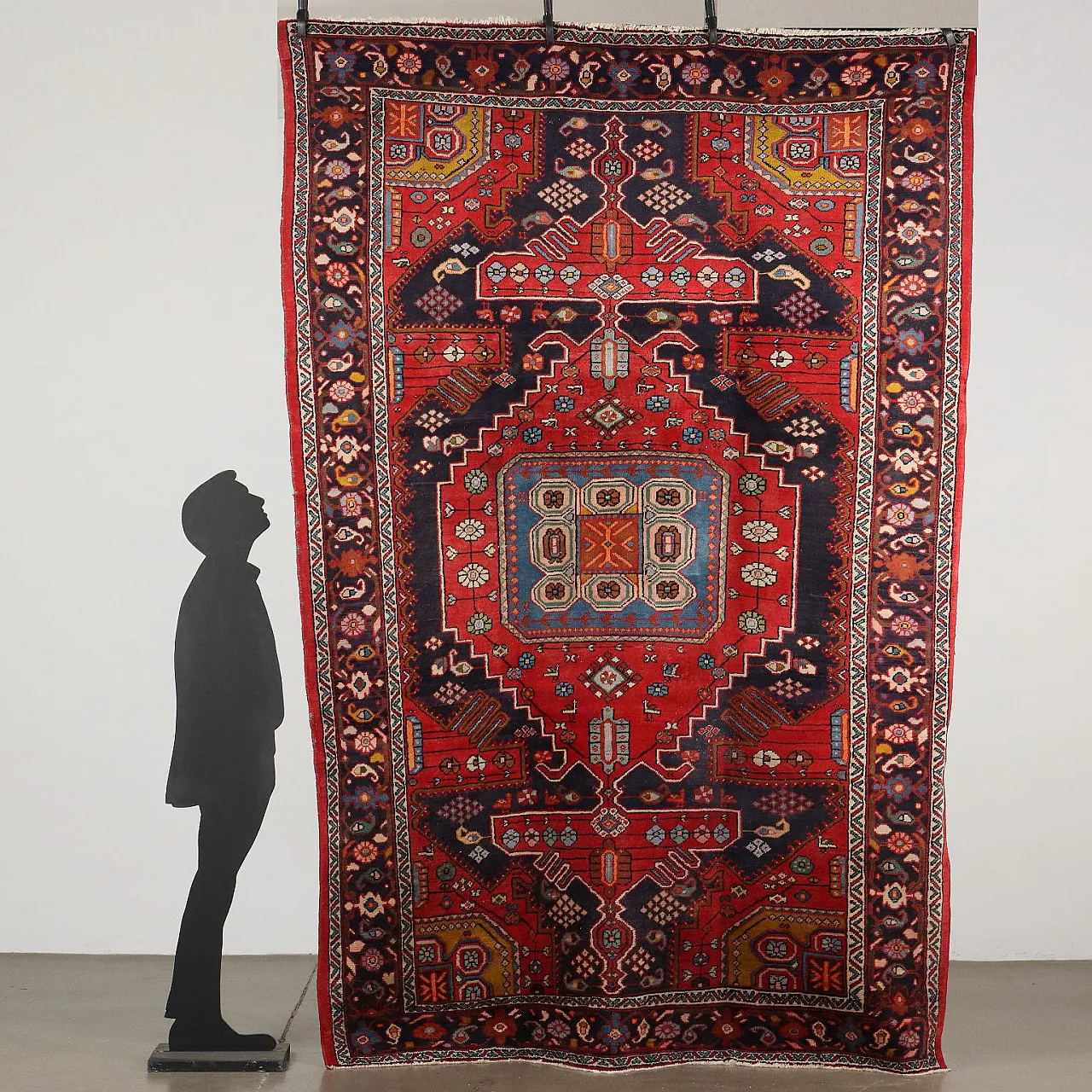 Cotton and wool Mosul carpet with heavy knot, late 20th century 2