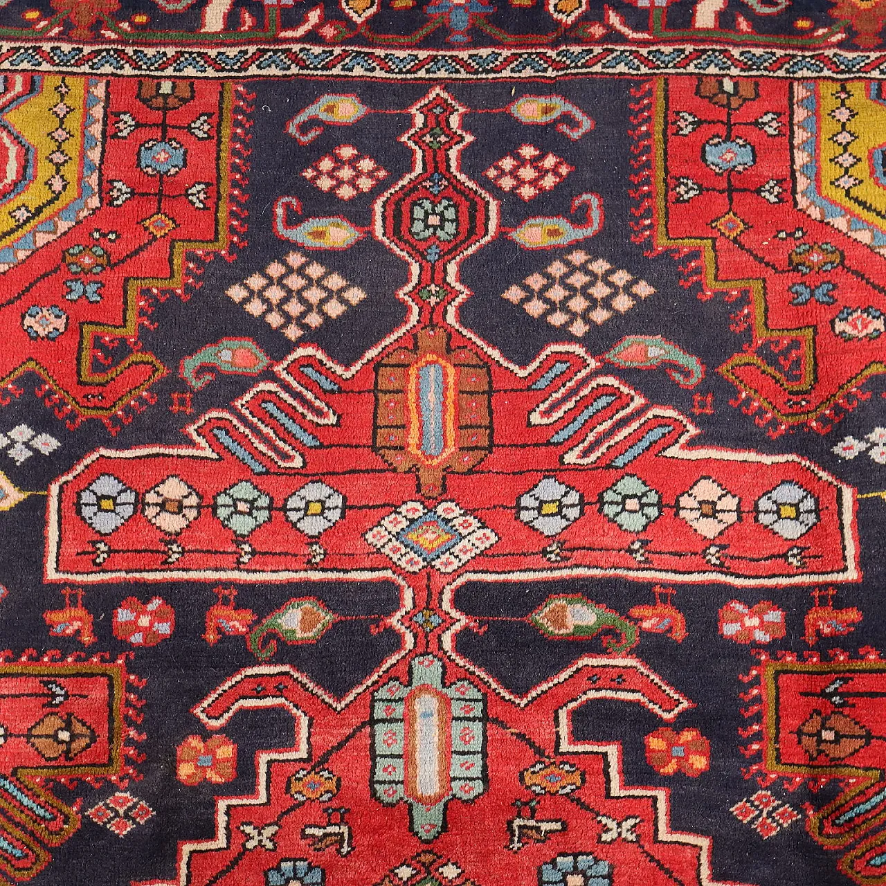 Cotton and wool Mosul carpet with heavy knot, late 20th century 4