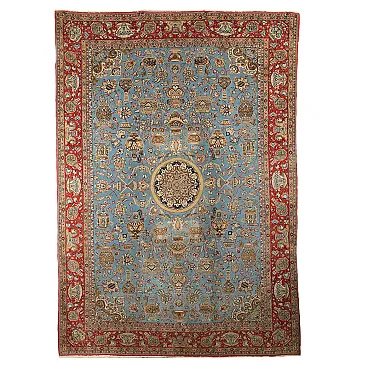 Kum cotton and wool Iranian carpet