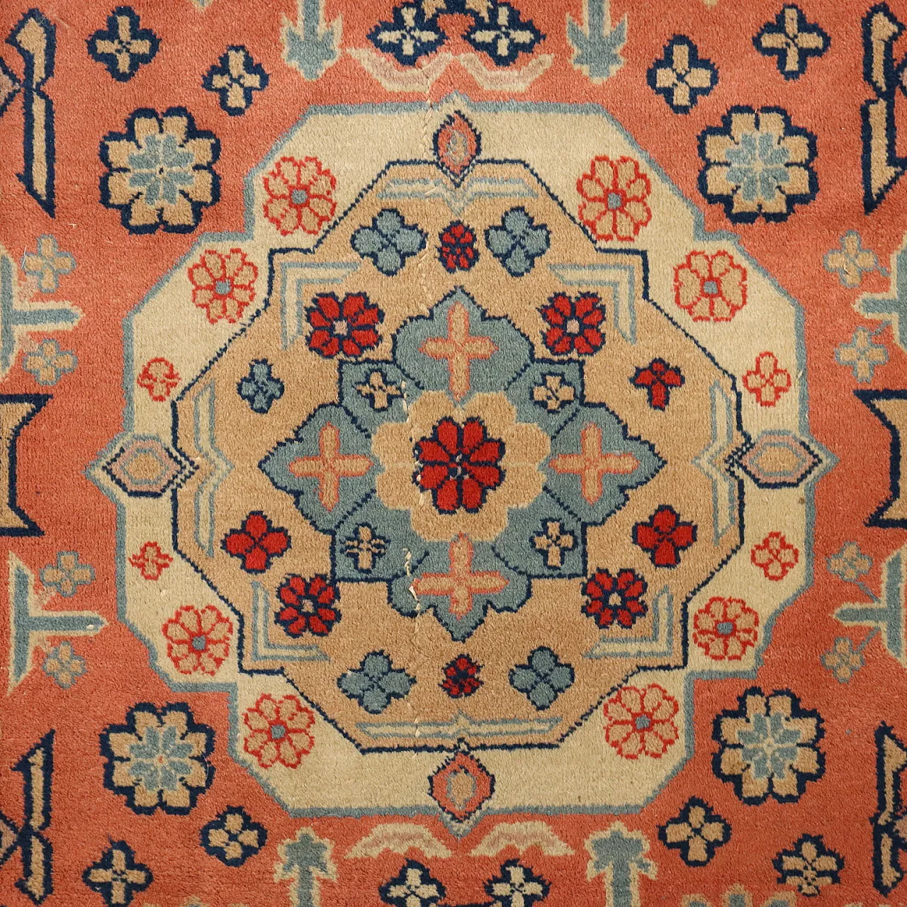 Khotam cotton and wool carpet, late 20th century 3