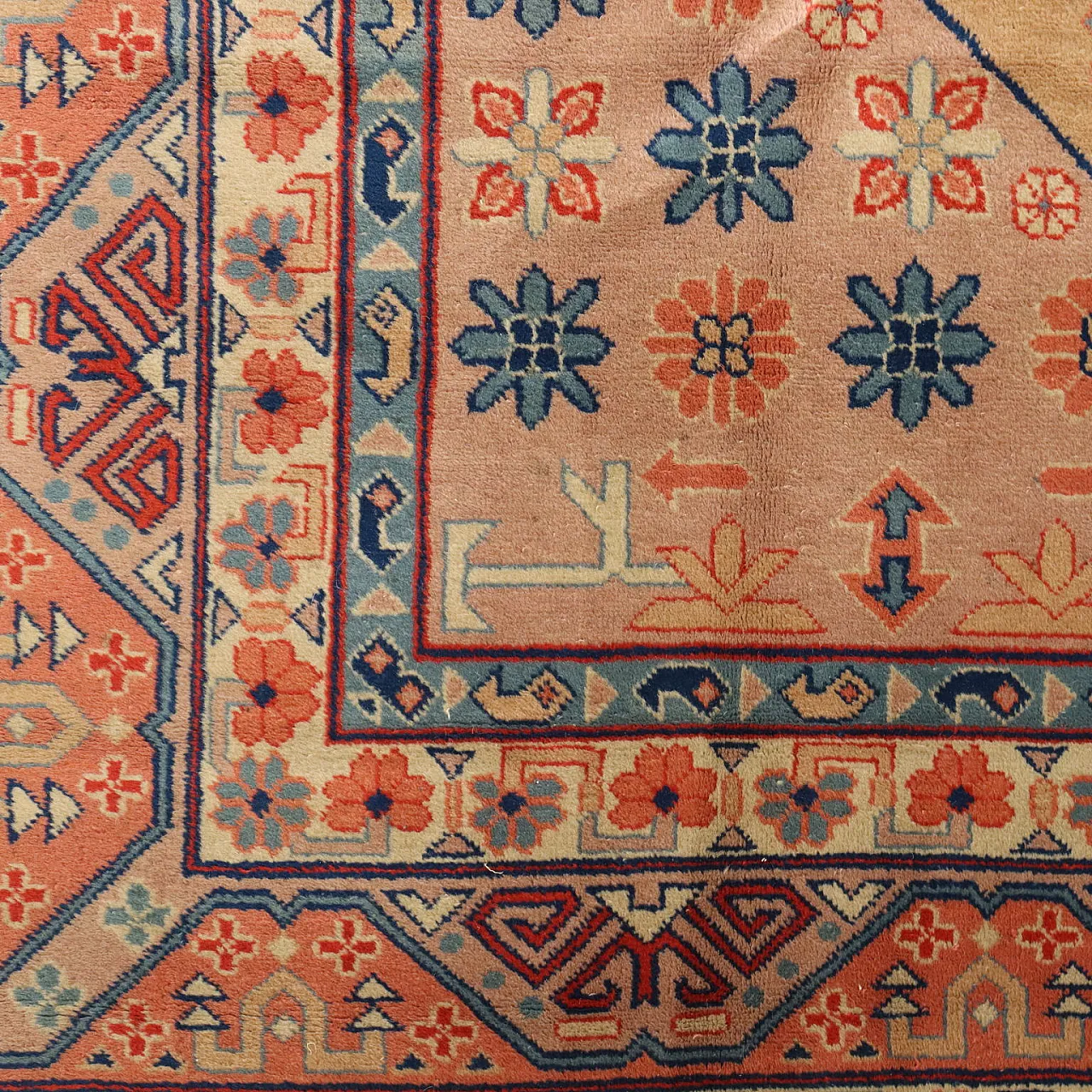 Khotam cotton and wool carpet, late 20th century 6