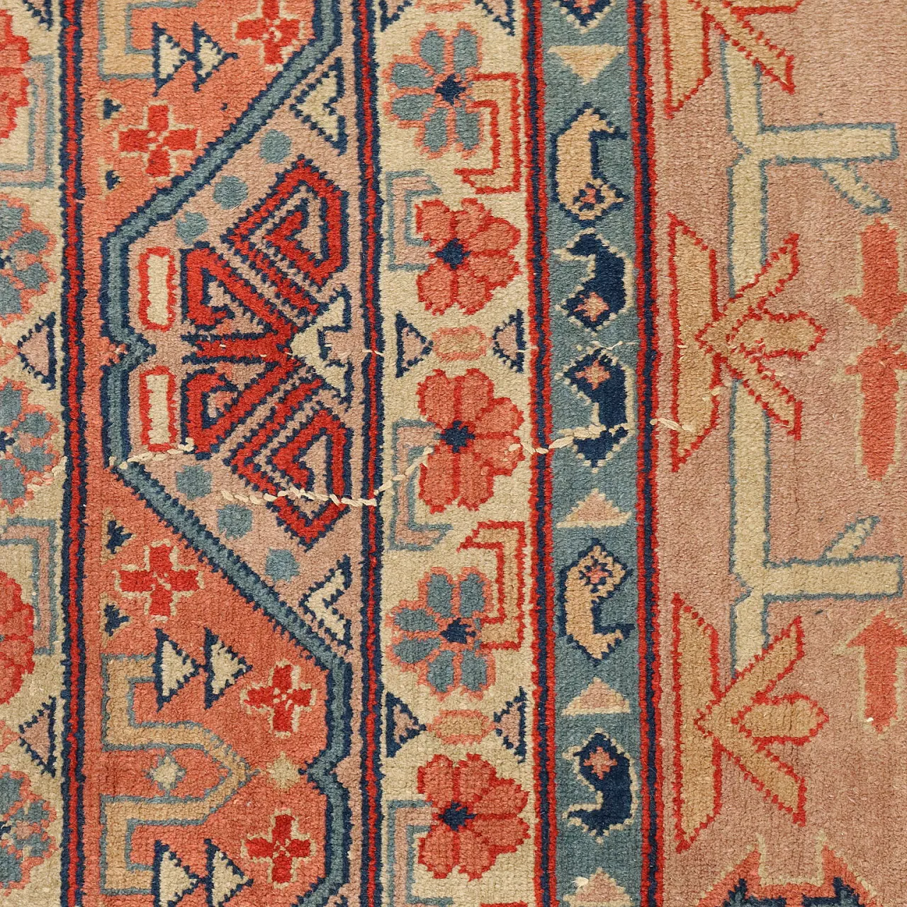 Khotam cotton and wool carpet, late 20th century 9