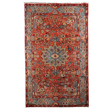 Cotton and wool Mosul carpet with heavy knot, late 20th century