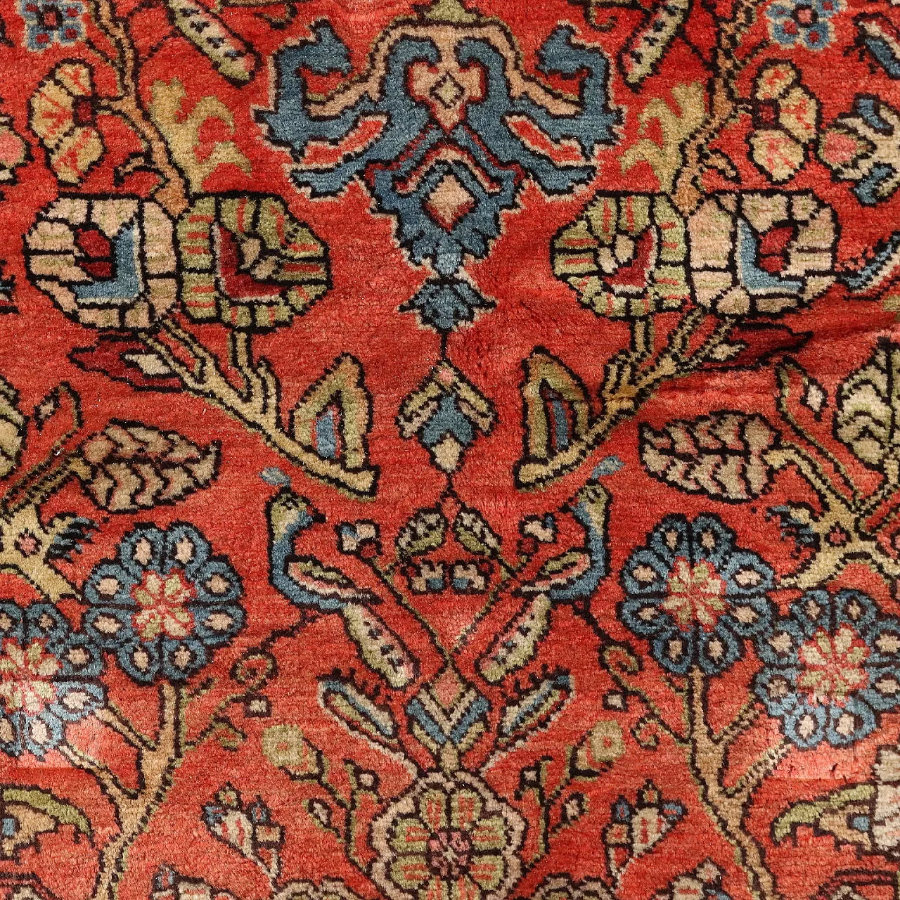 Cotton and wool Mosul carpet with heavy knot, late 20th century 4