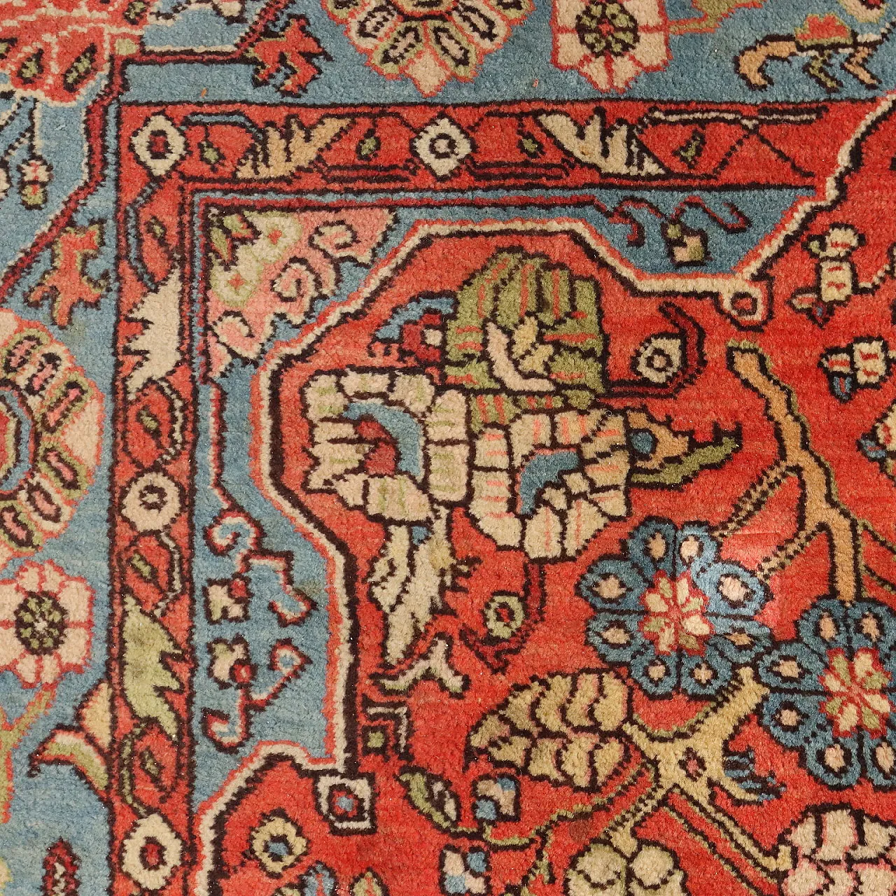 Cotton and wool Mosul carpet with heavy knot, late 20th century 5