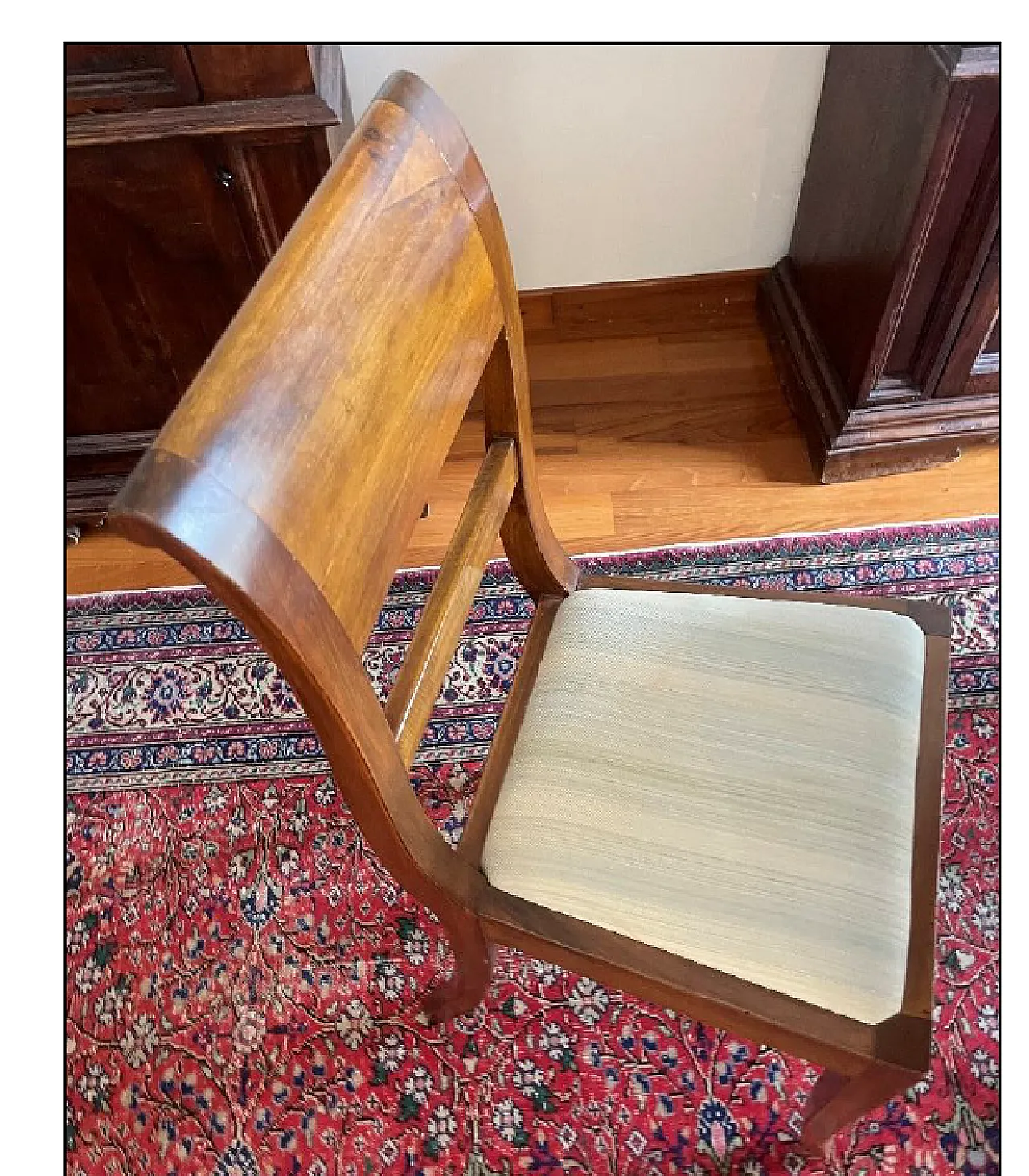 6 Italian chairs in Biedermeier style, 20th century 1