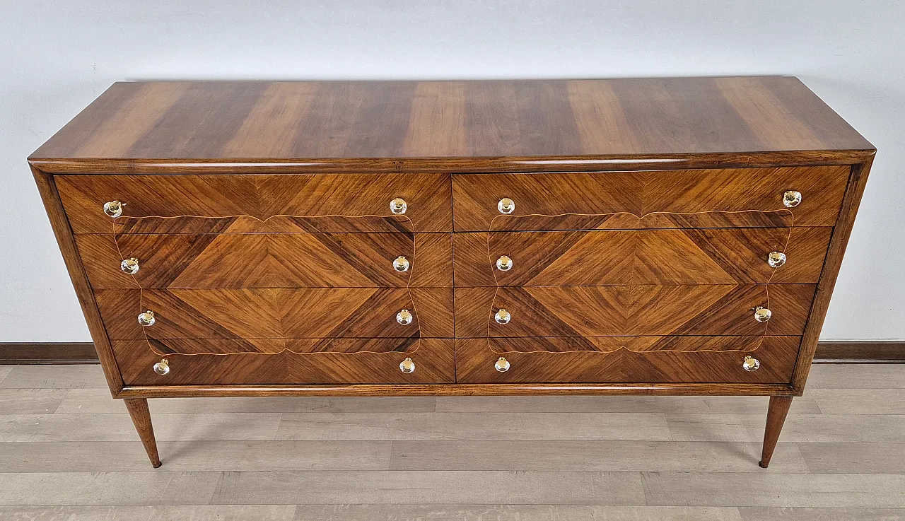 Milanese Art Deco dresser, 50s 4