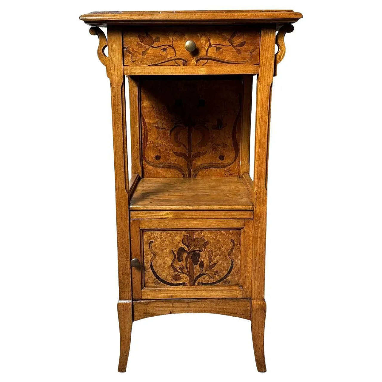 French Art Nouveau bedside table Gallé Émile, late 19th century 1