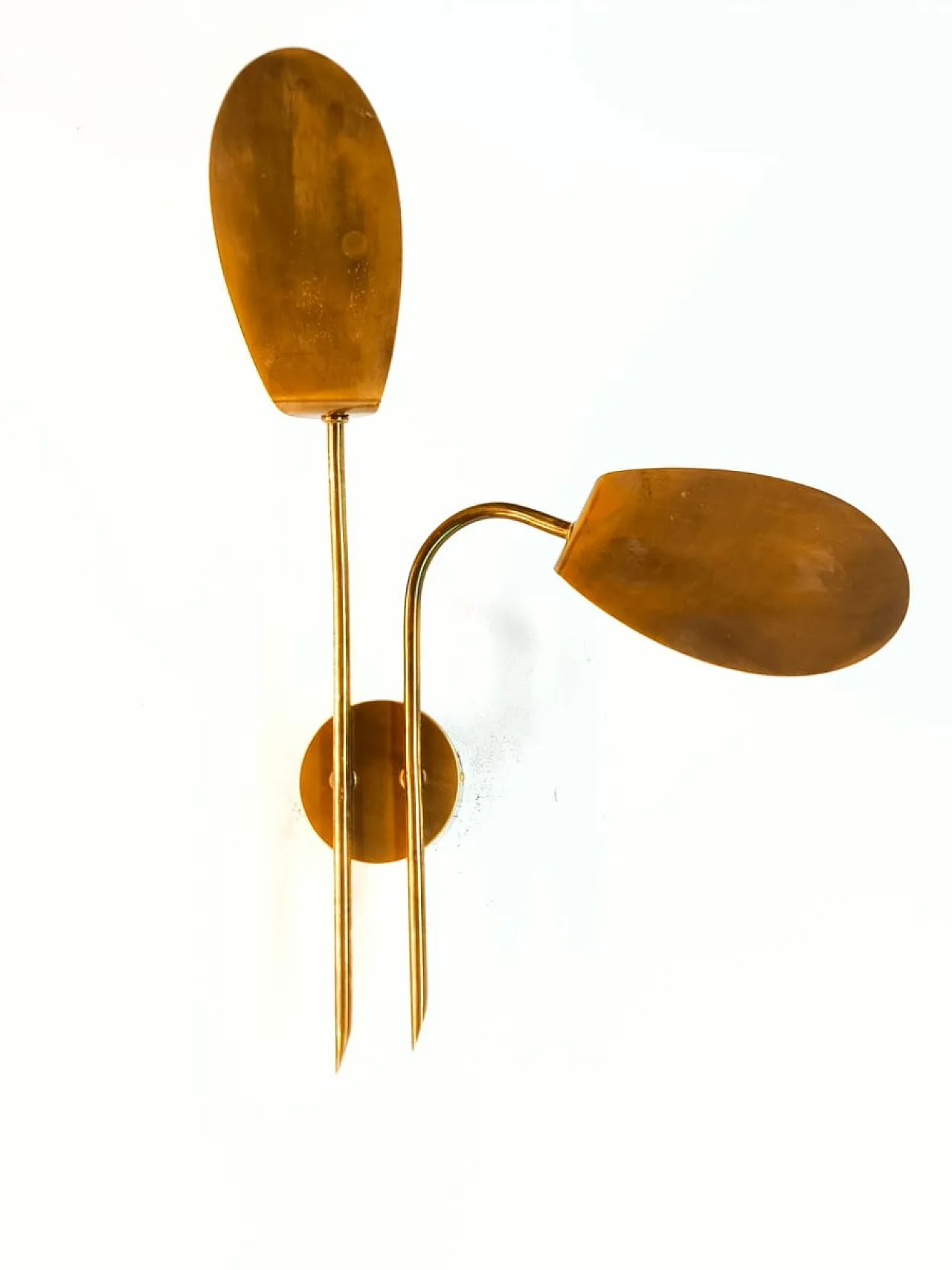 Brass wall light with adjustable fins, 1960s 19