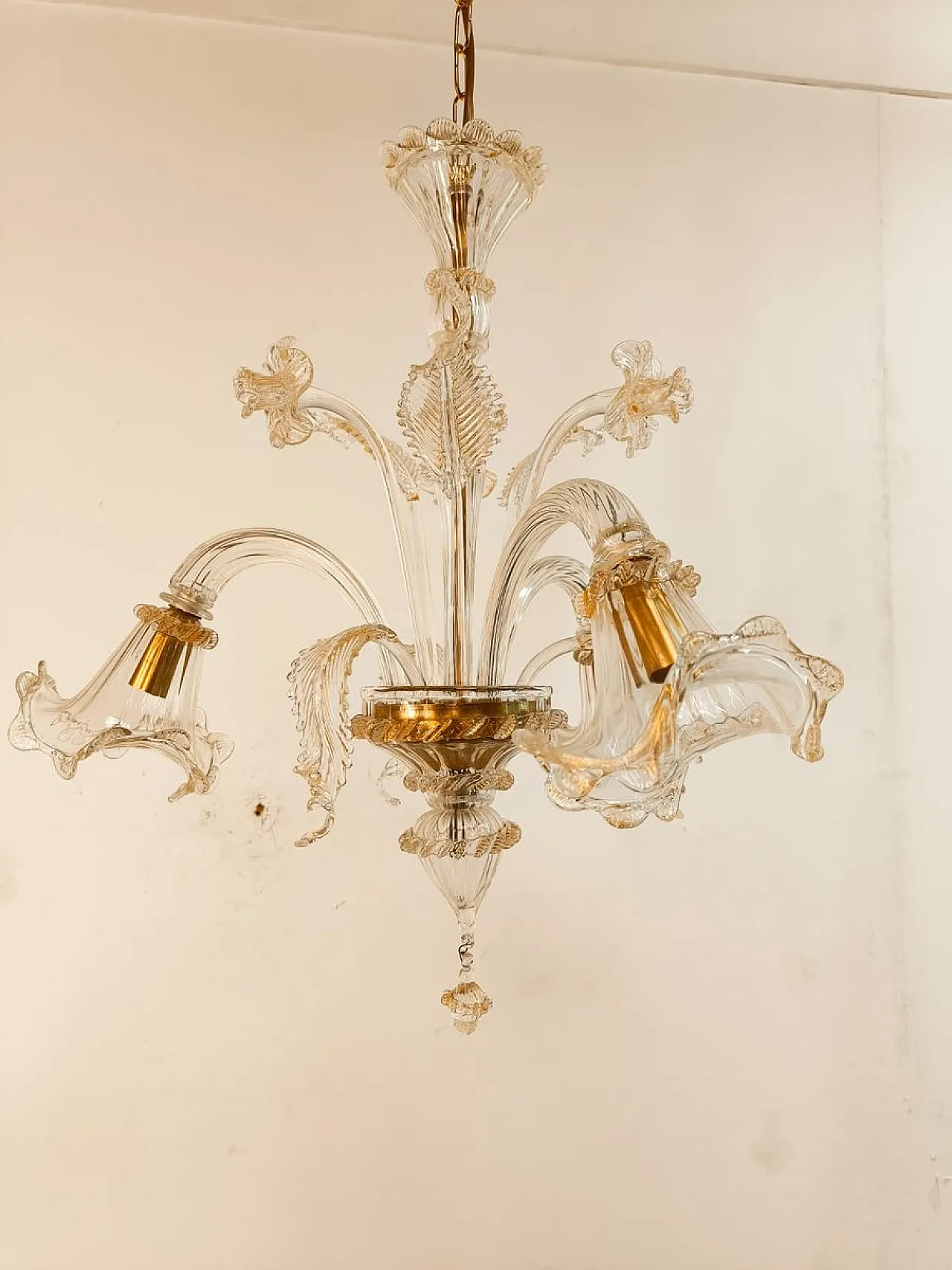 Venetian Murano glass chandelier, 1970s 2