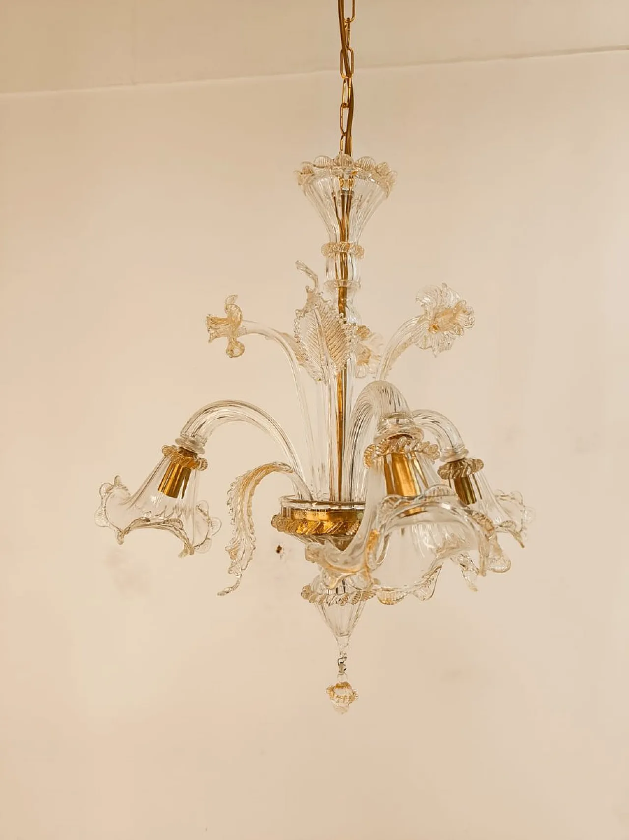 Venetian Murano glass chandelier, 1970s 17