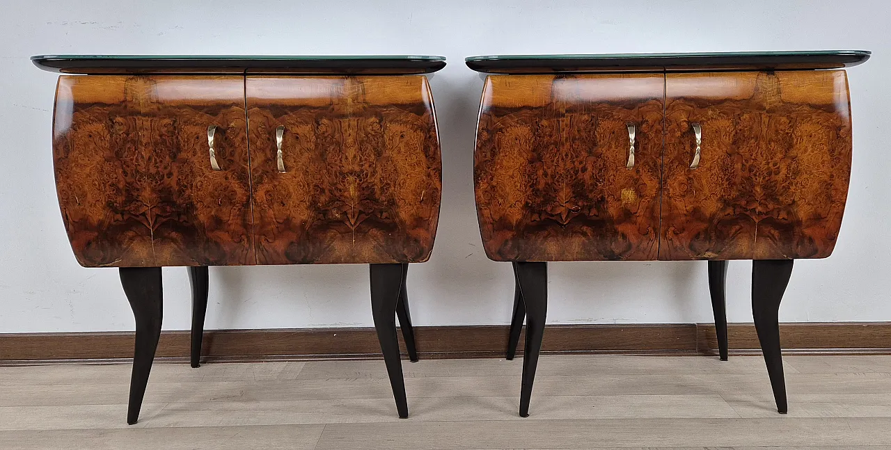 Mid Century "Butterfly" Nightstands 1