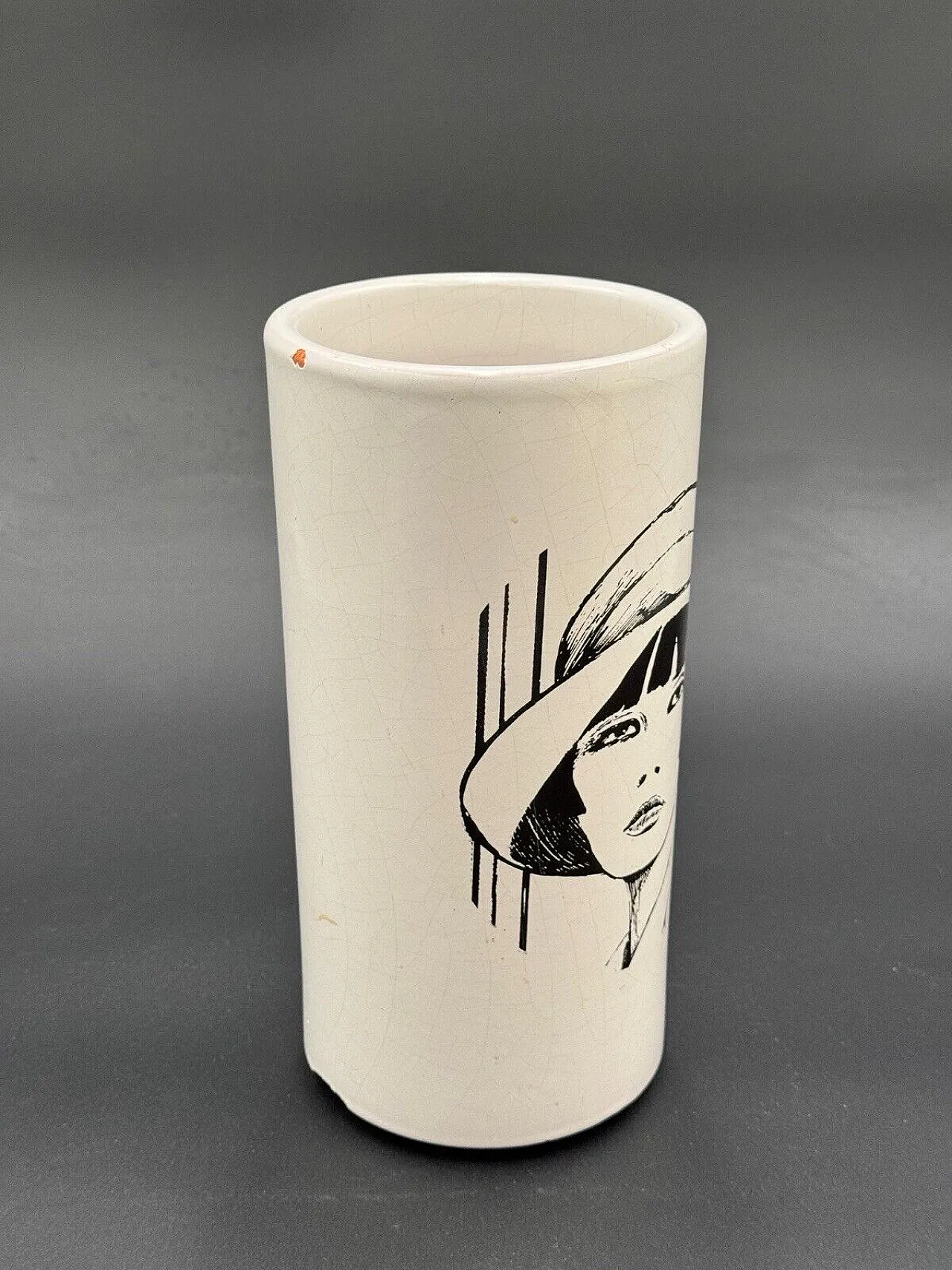 Valentina ceramic vase by Guido Crepax, late 20th century 3