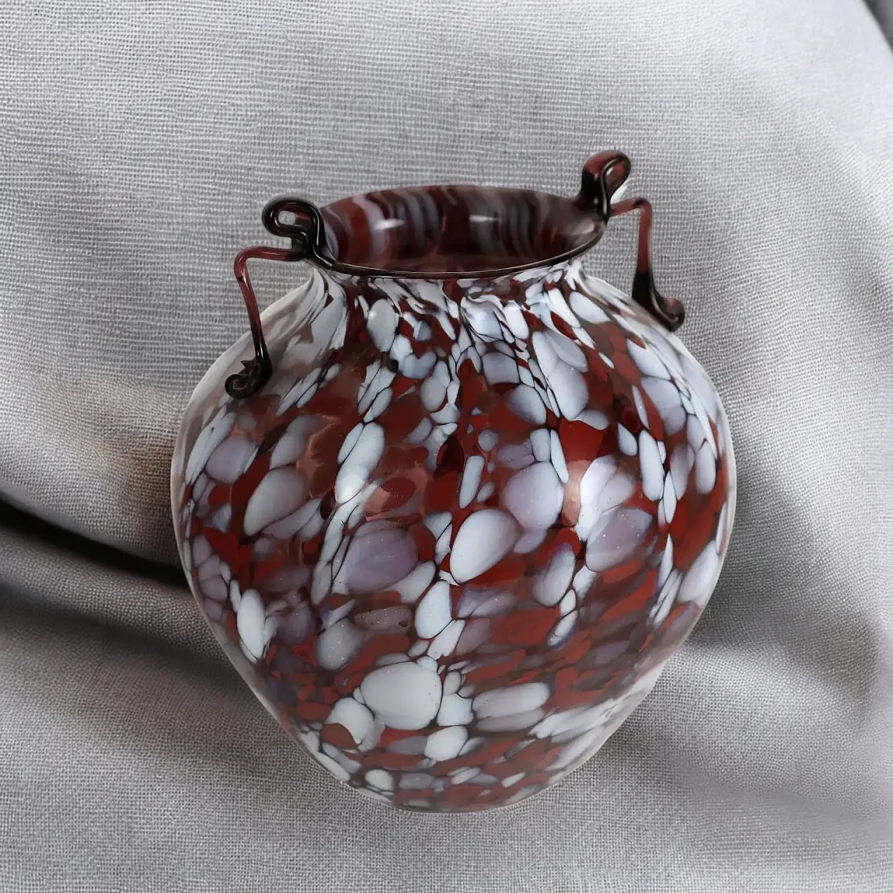 Blown glass vase by Fratelli Toso, 1920s 2