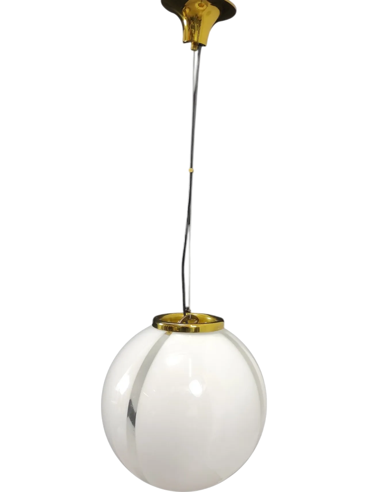 Sphere lamp from the Space Age era in Murano glass, 1960s-70s 10