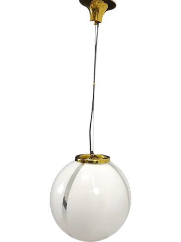 Sphere lamp from the Space Age era in Murano glass, 1960s-70s