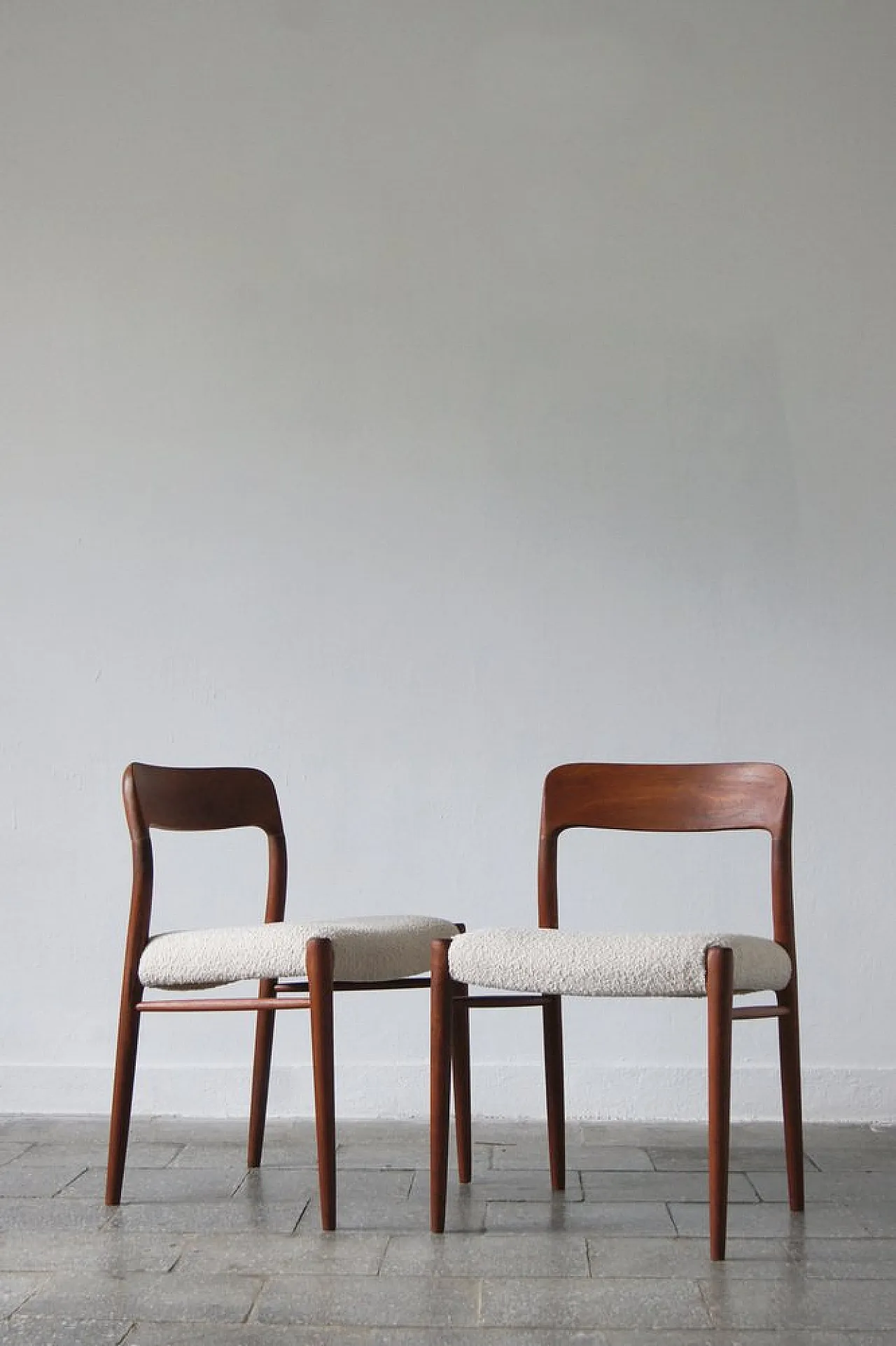 Pair of chairs by Niels Otto Moller for JL Møllers, 1960s 1