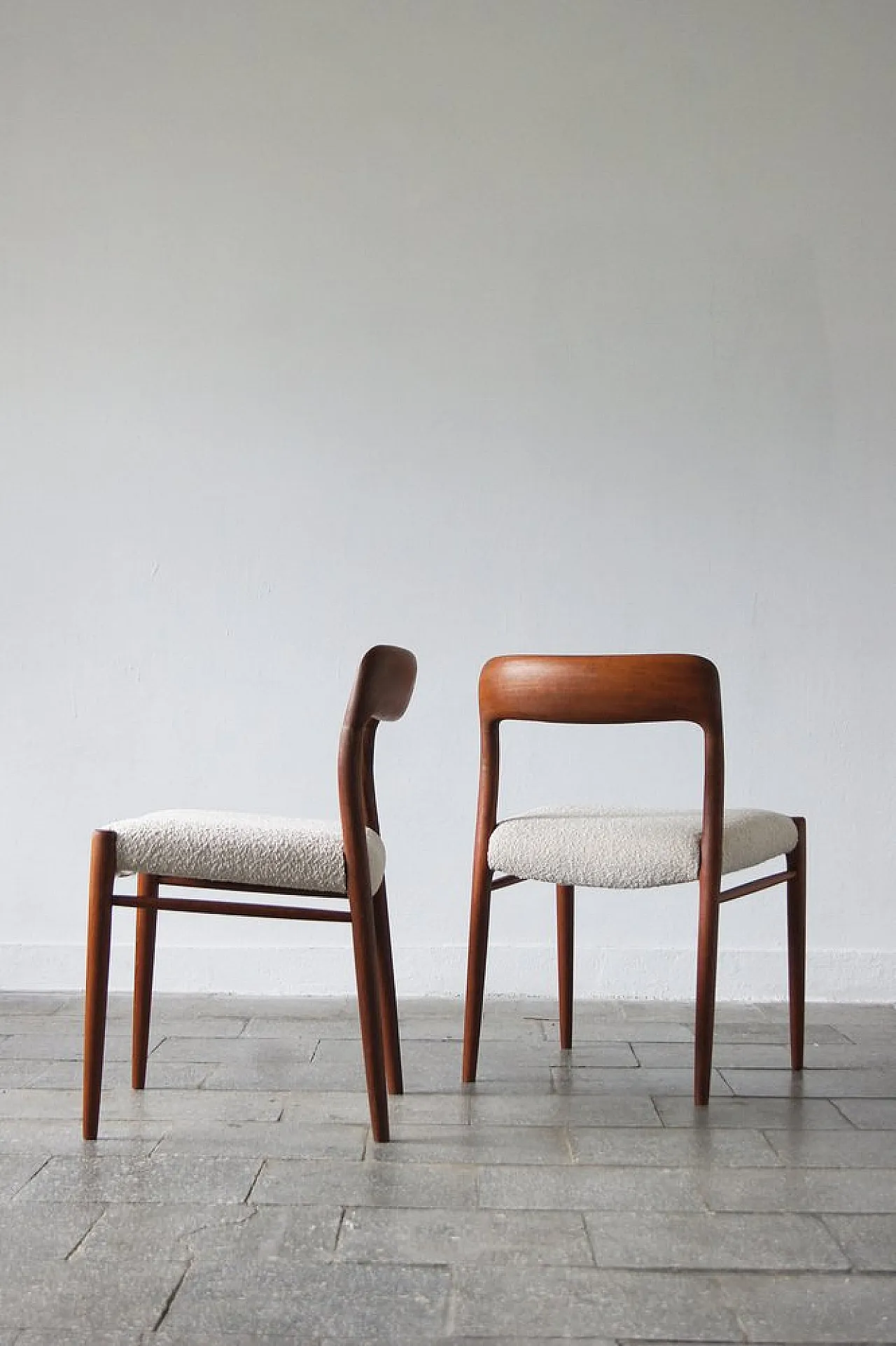 Pair of chairs by Niels Otto Moller for JL Møllers, 1960s 5