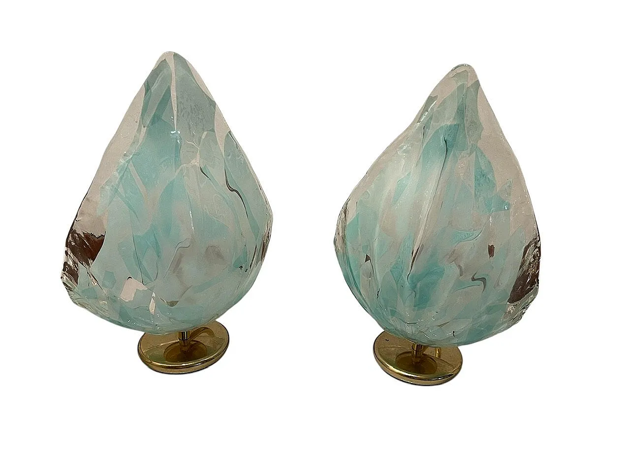 Murano Glass Table Lamps by La Murrina, 1970s, Set of 2 1